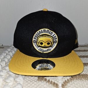 NEW! Funko Pop Star Wars Disney C-3PO Black Yellow Baseball Cap Hat Snapback NEW